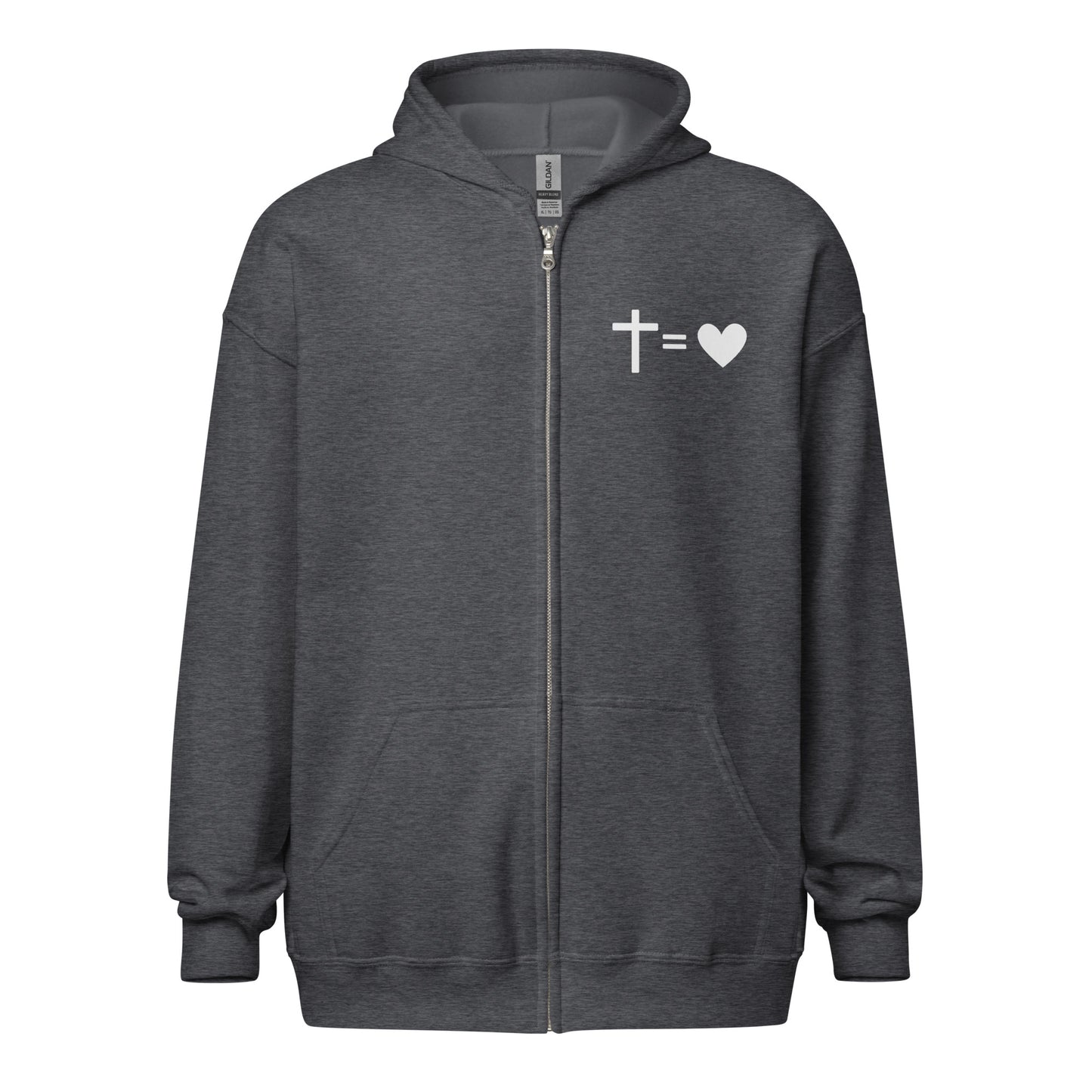 Unisex heavy blend zip hoodie